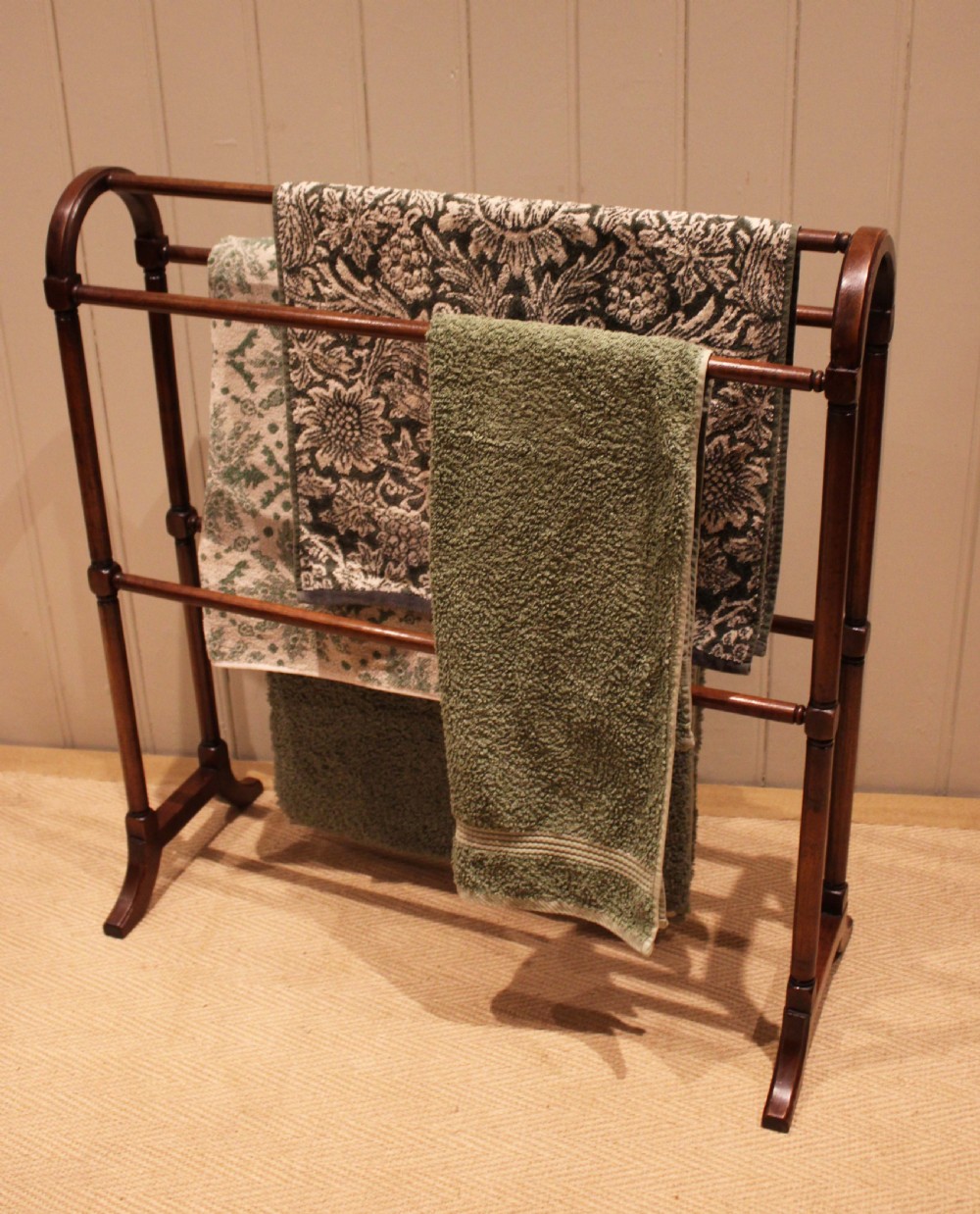 Late 19th Century Walnut Towel Rail View VI