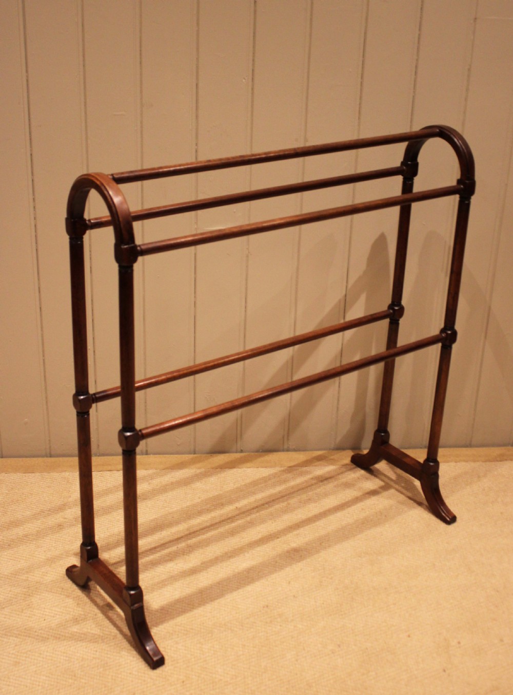 Late 19th Century Walnut Towel Rail View VII