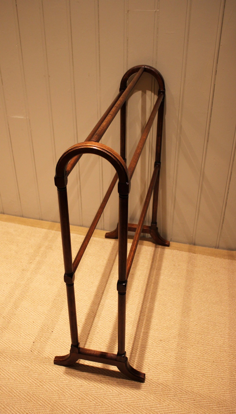 Late 19th Century Walnut Towel Rail View IX