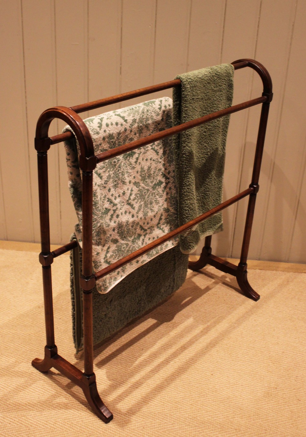 Late 19th Century Walnut Towel Rail View XII