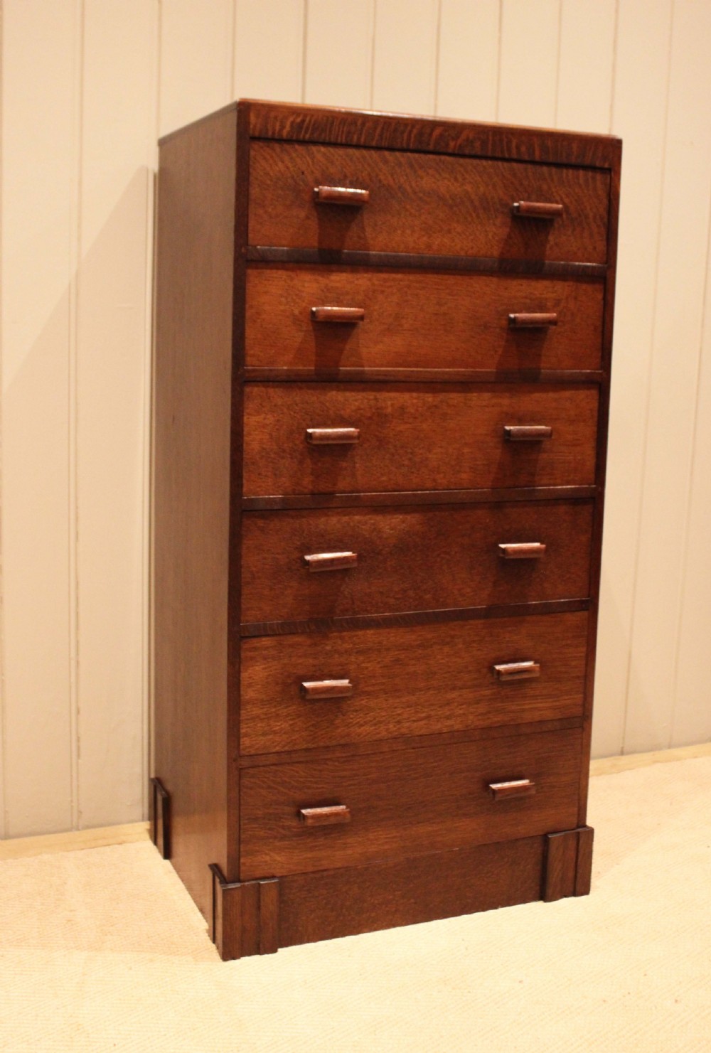 Tall Oak Chest Of Drawers View VII