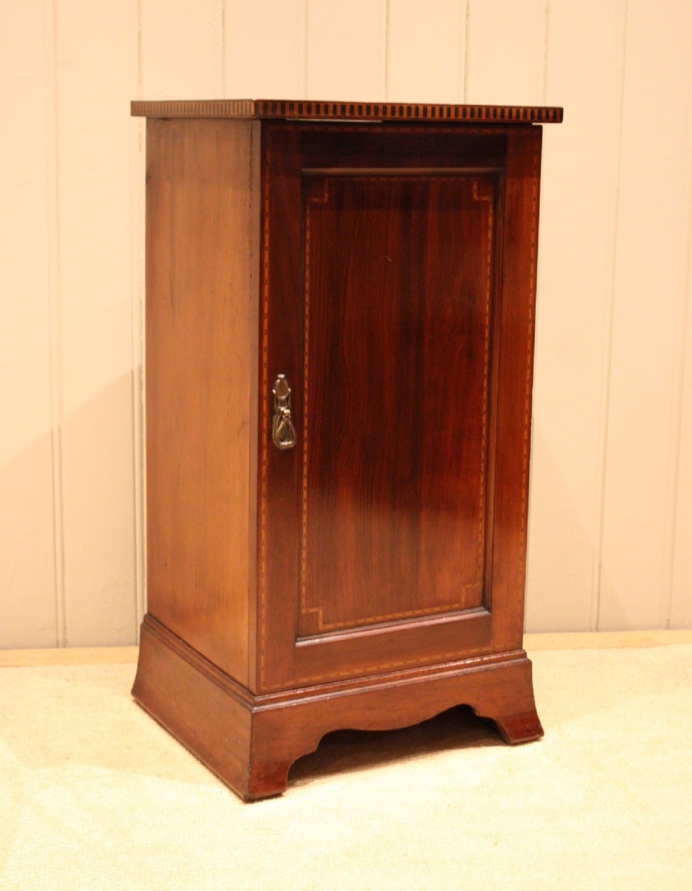Edwardian Mahogany Bedside Cabinet View X
