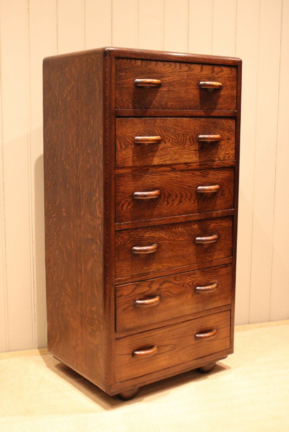 Solid Oak Chest Of Drawers