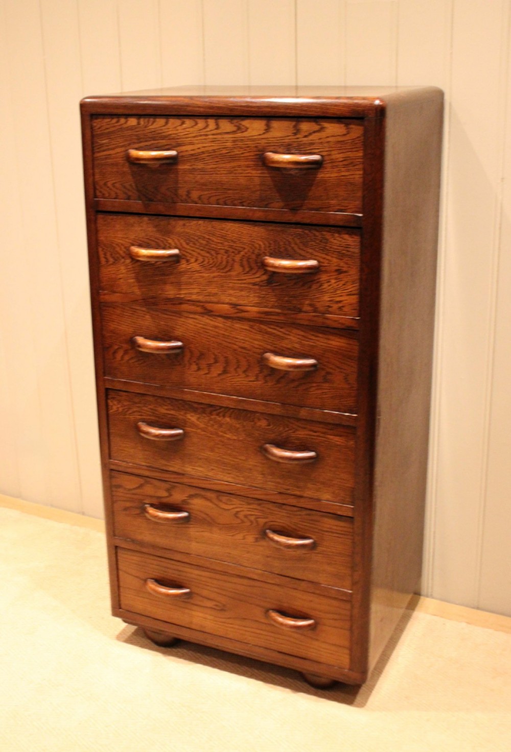 Solid Oak Chest Of Drawers View III