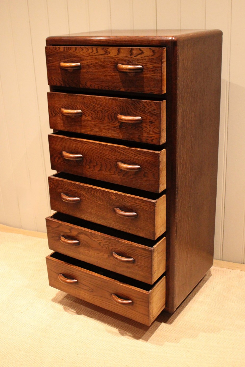 Solid Oak Chest Of Drawers View V