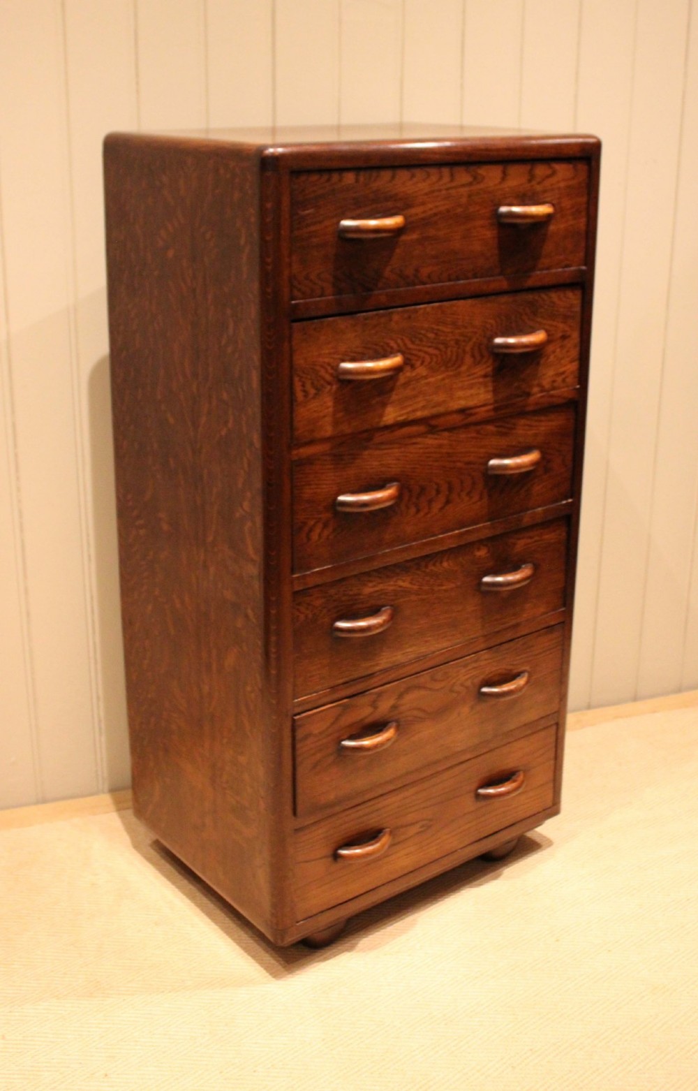 Solid Oak Chest Of Drawers View X
