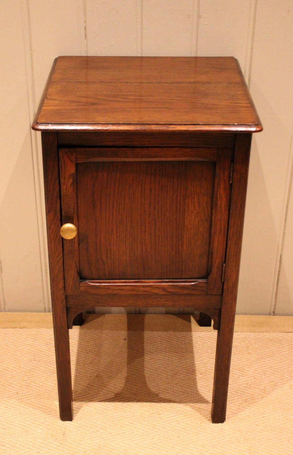 Edwardian Oak Bedside Cabinet View VIII