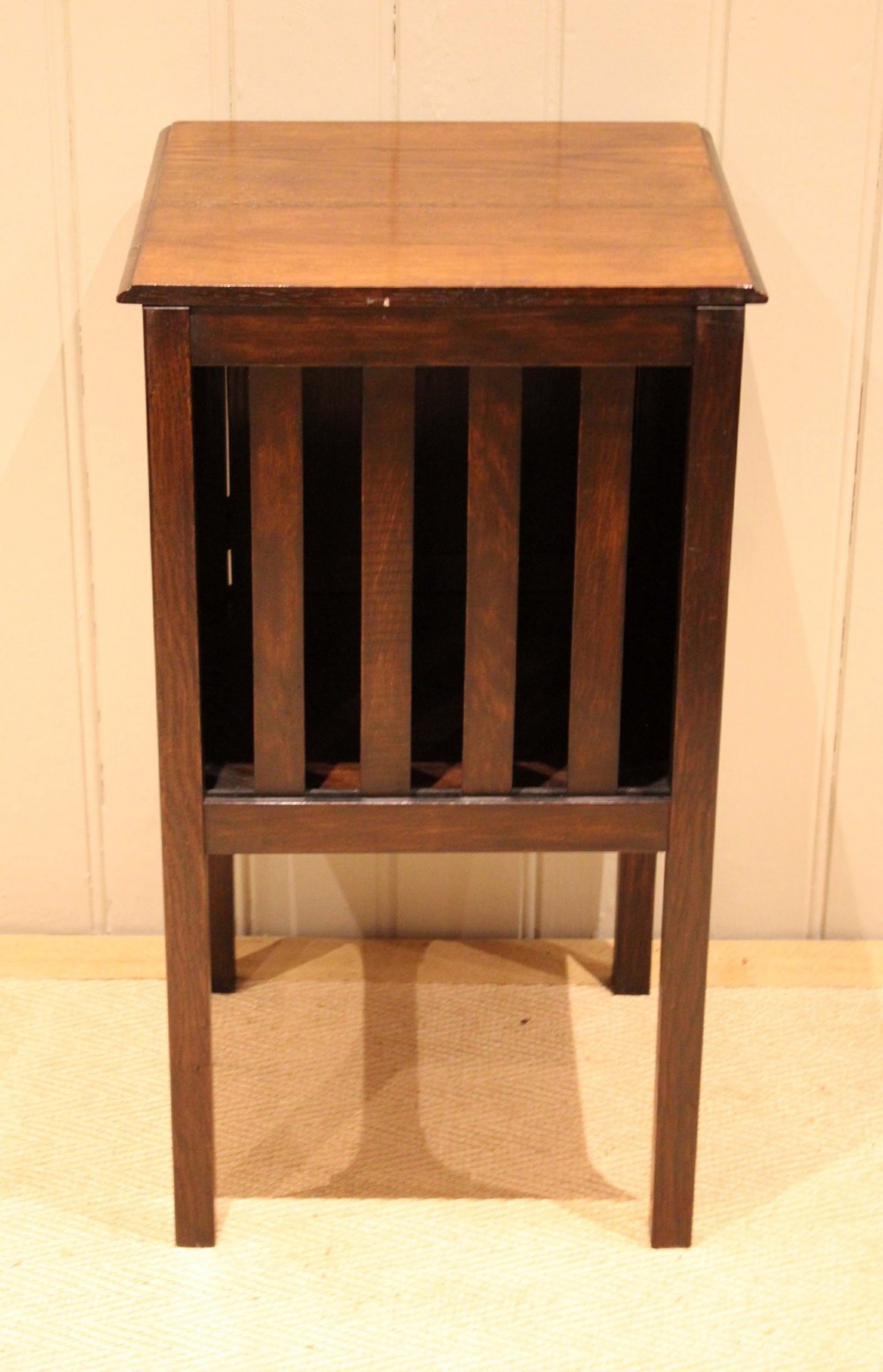 Edwardian Oak Bedside Cabinet View XI