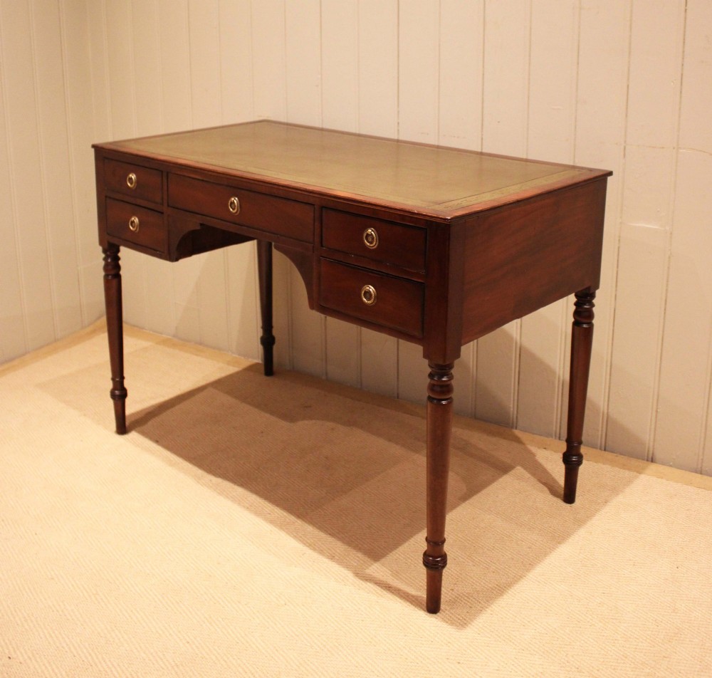 Late Regency Mahogany Writing Table View V