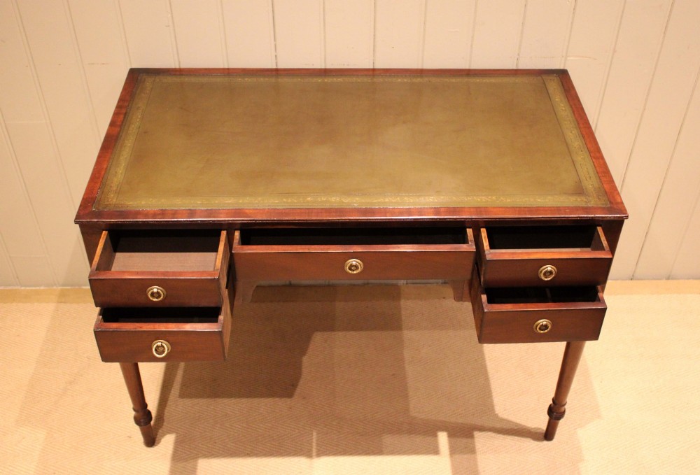 Late Regency Mahogany Writing Table View VII