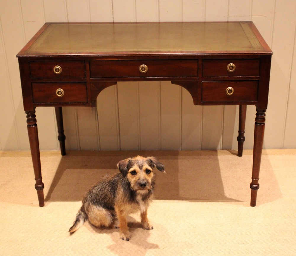 Late Regency Mahogany Writing Table View VIII