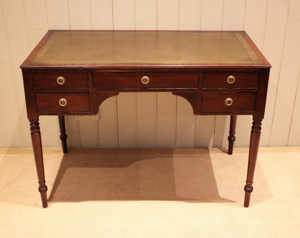 Late Regency Mahogany Writing Table View X