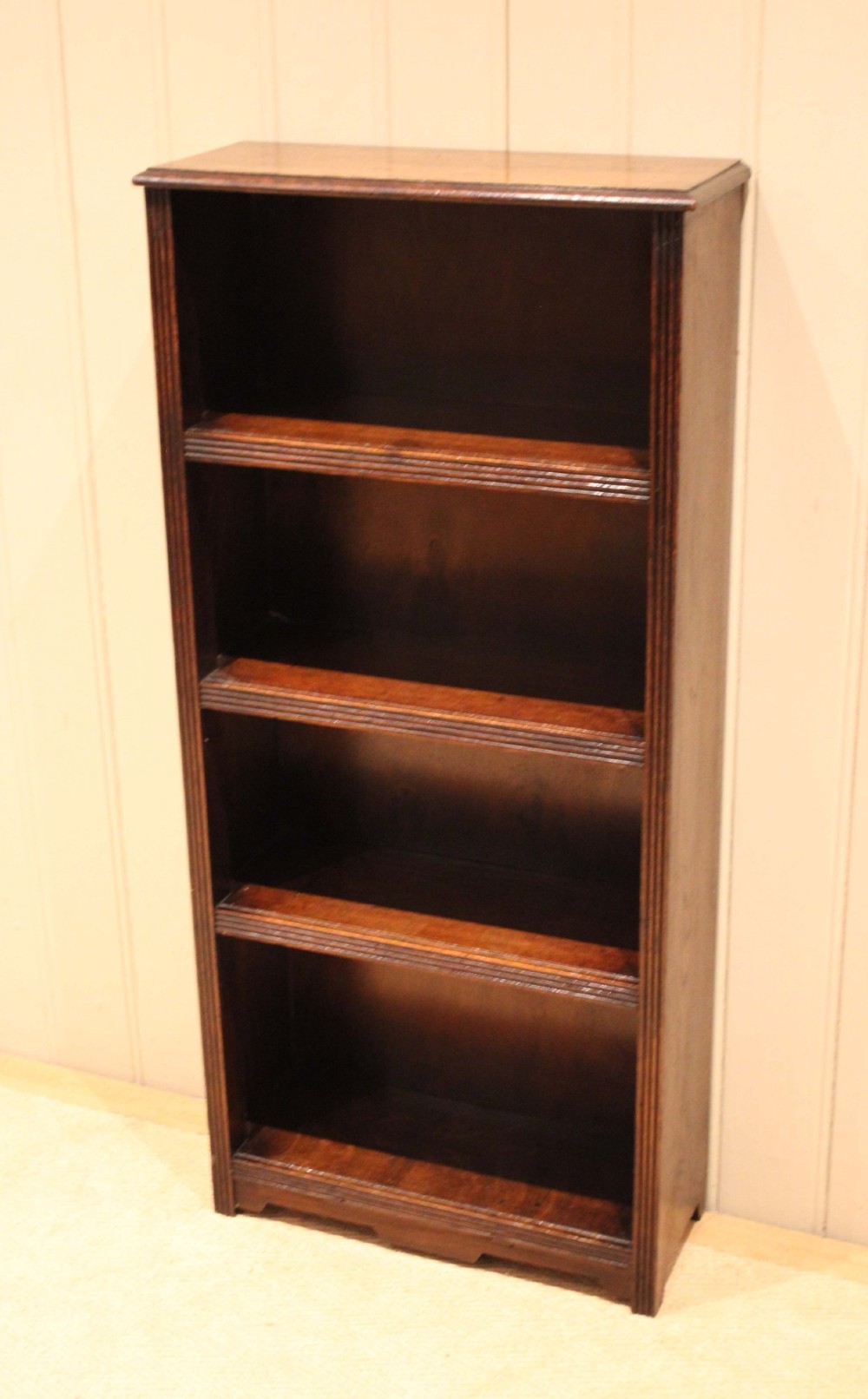 Oak Open Bookcase View VI