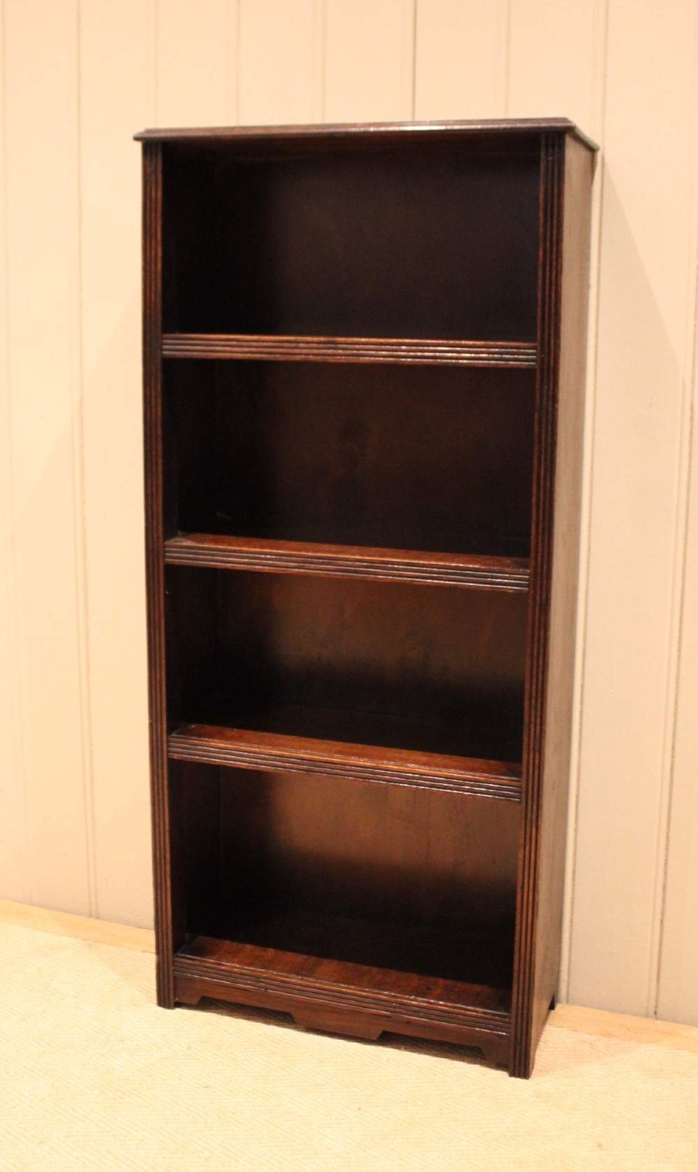 Oak Open Bookcase View VIII