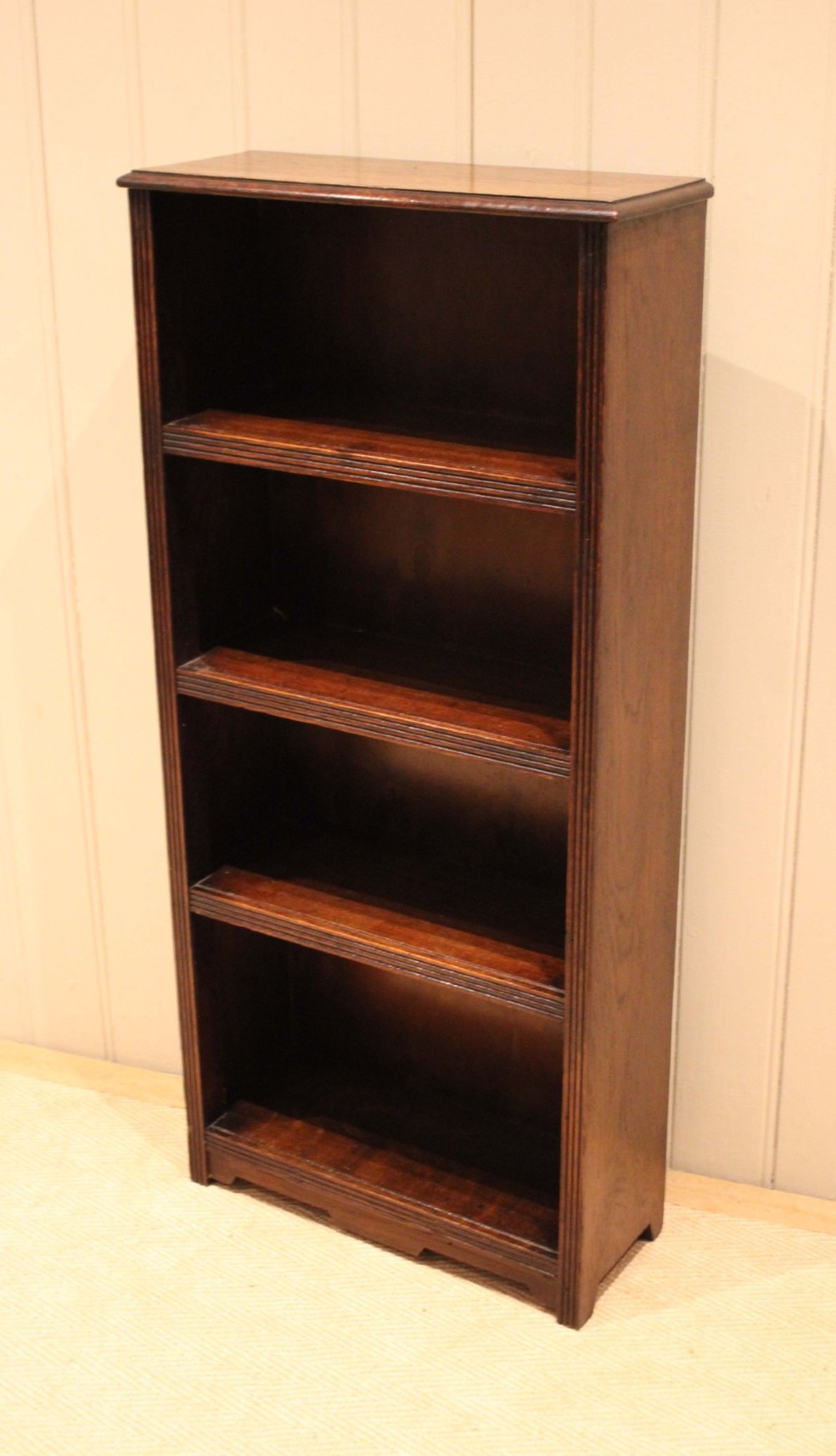 Oak Open Bookcase View X
