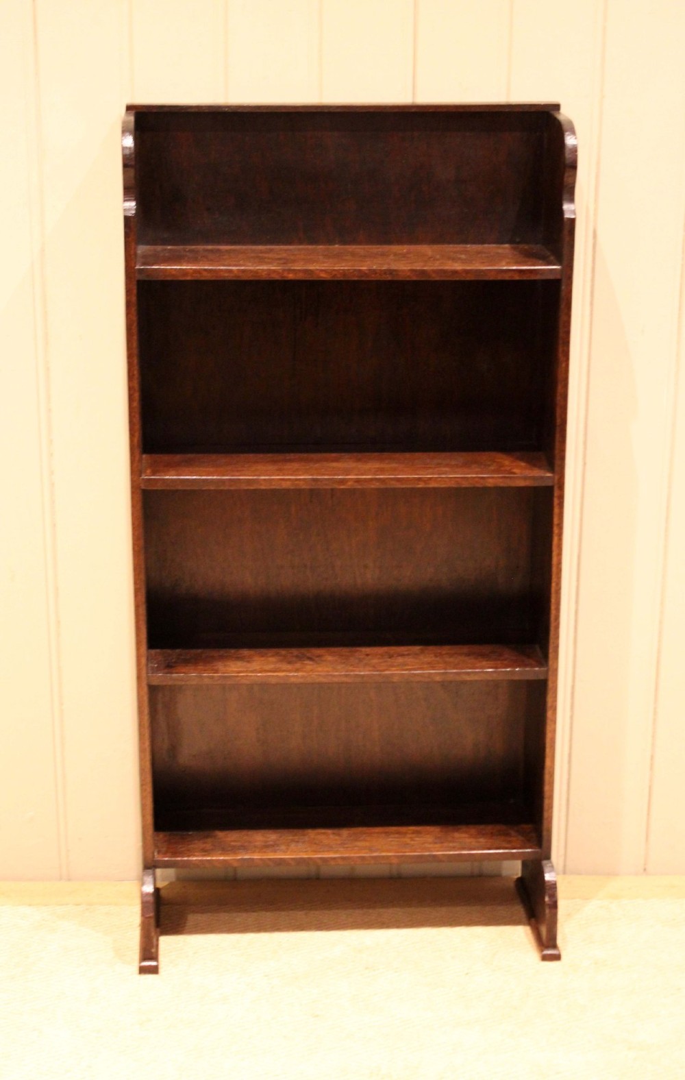 Oak Open Bookcase View II