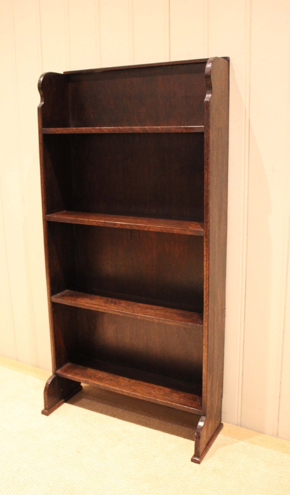 Oak Open Bookcase View VI