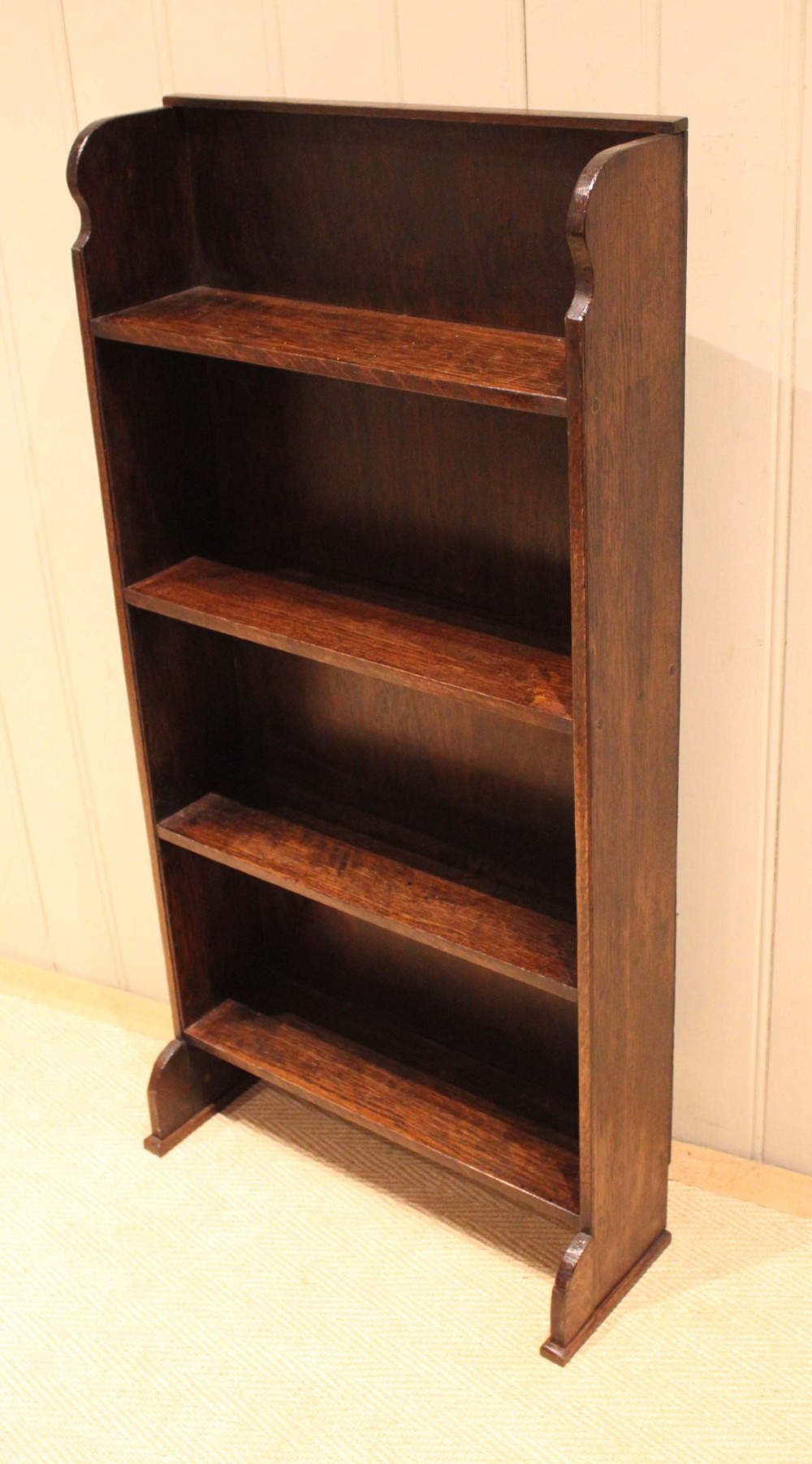 Oak Open Bookcase View VIII