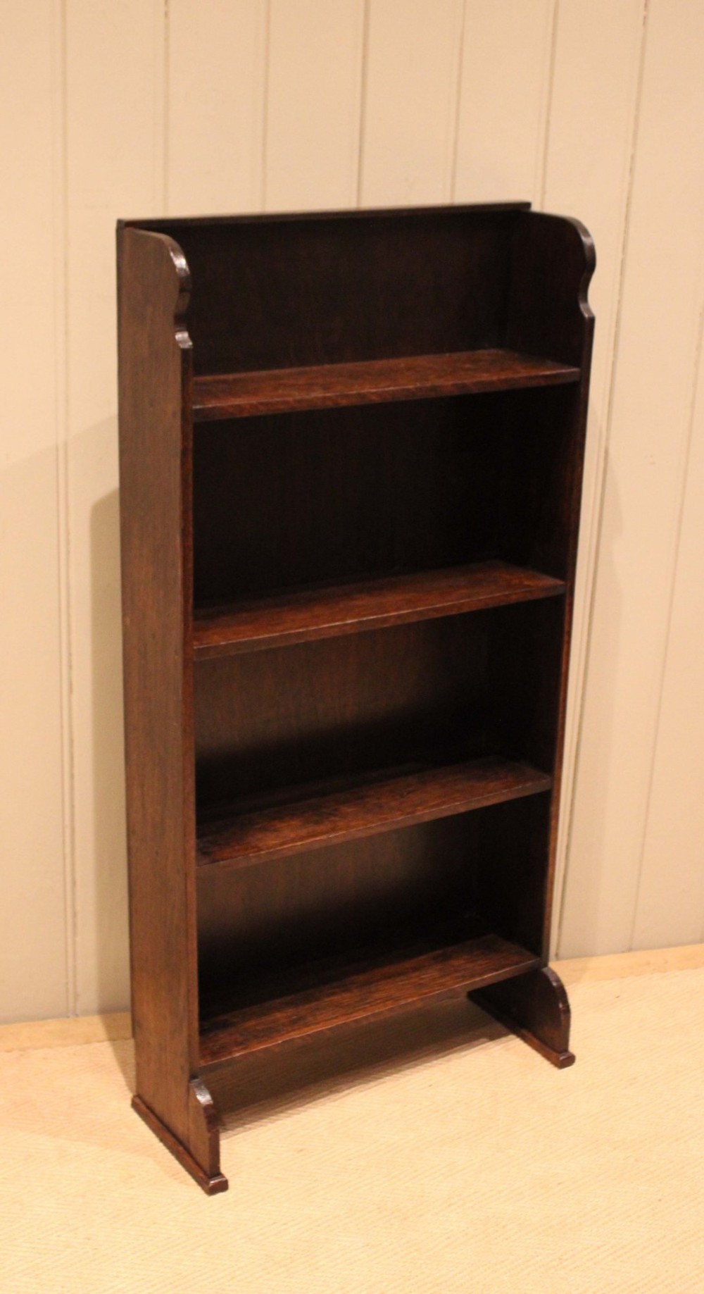 Oak Open Bookcase View X