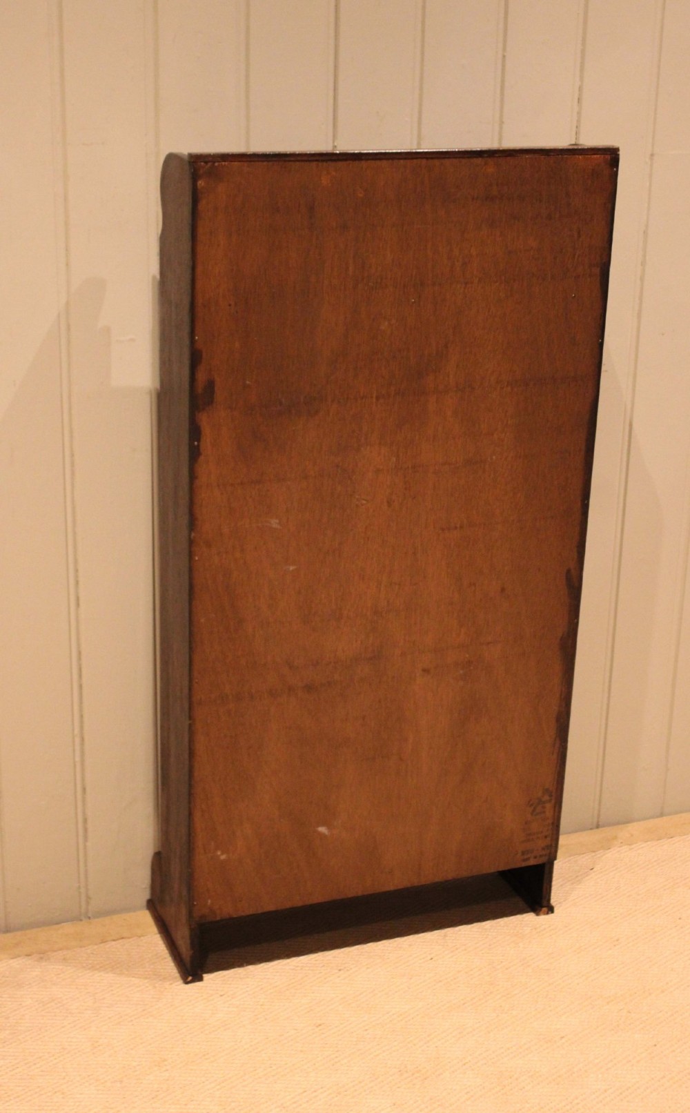 Oak Open Bookcase View XII