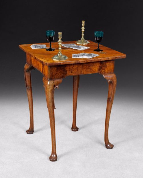 fig 1. George I Walnut Corner Table