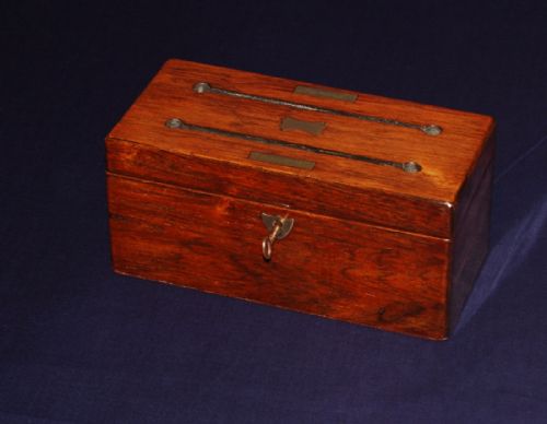 Regency Period Rosewood Correspondence Box