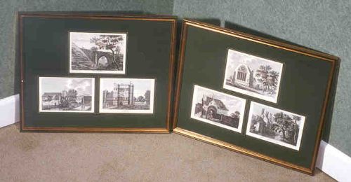 A Set of Six Late Eighteenth Century Engravings of Essex Buildings and Remains by Hooper