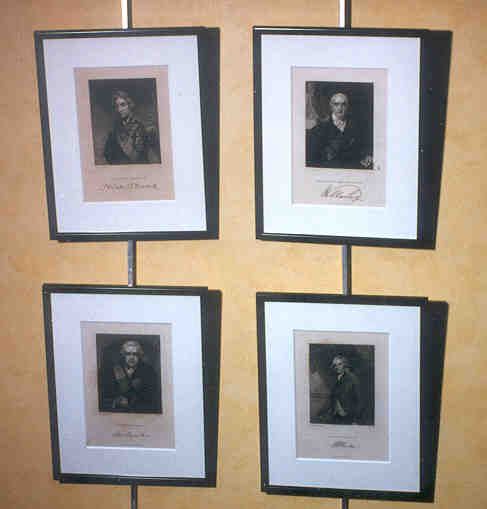 Set of Four Early 19th Century Engravings of Great British Heroes