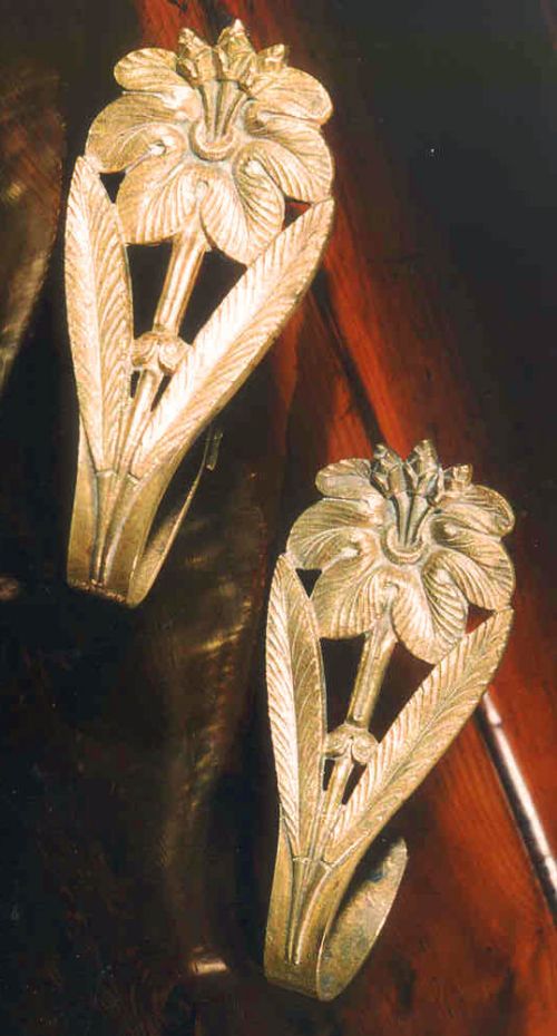 Pair of Regency Ormolu Tie-backs