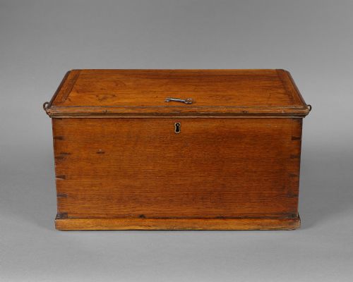 Late 18th. Century Oak Churchwardens’ Box