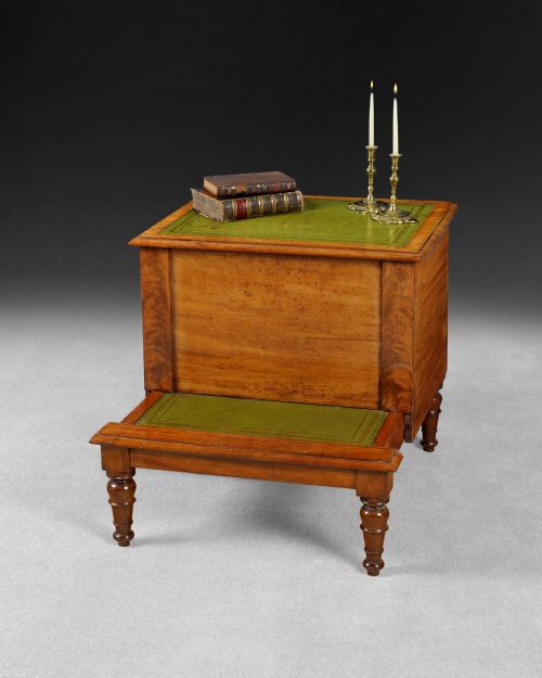A William IV Period Mahogany Two Step Bedside Commode
