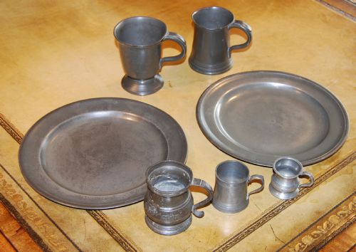 A Collection of Pewter