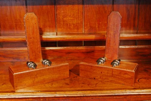 fig 1. A rare and fine PAIR of Regency period Mahogany Salver Stands