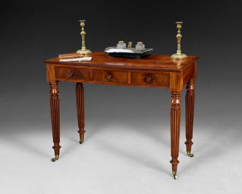 Early 19th Century Gillows Pattern,  3 Drawer Writing Table