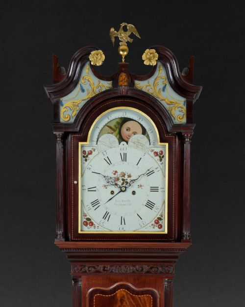 fig 3. A superb George III Mahogany and Inlaid Longcase Clock by Lott Barwise of Cockermouth