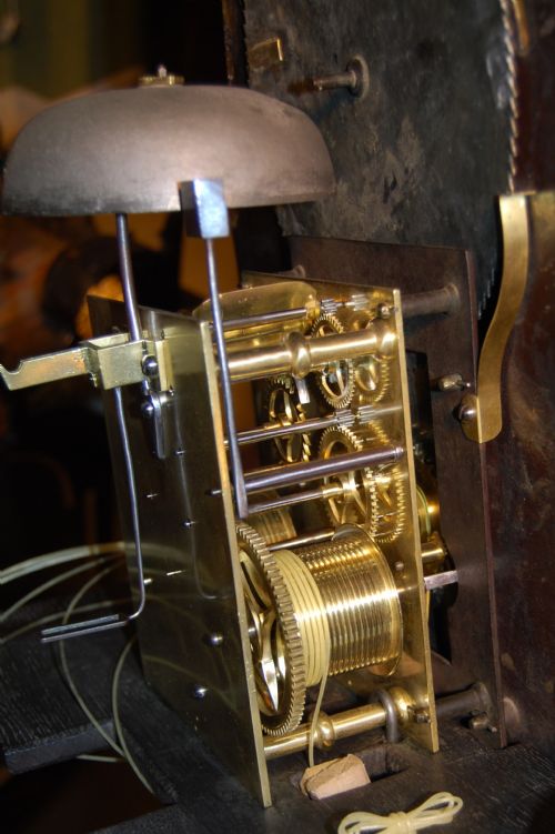 fig 2. A superb George III Mahogany and Inlaid Longcase Clock by Lott Barwise of Cockermouth