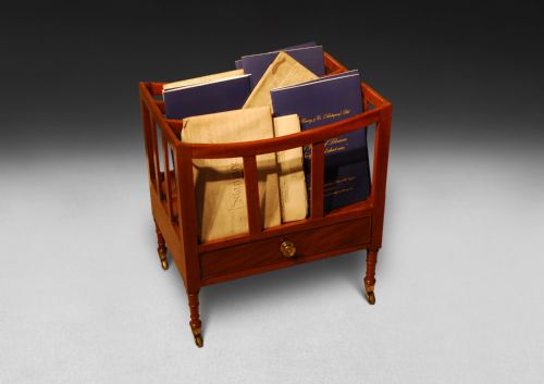 Regency Period Mahogany Canterbury