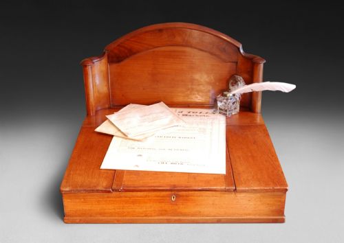 19th. Century Mahogany  Clerk’s Tally Desk