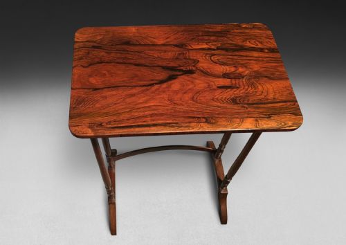 fig 2. Early Regency period Nest of 3 Rosewood Tables