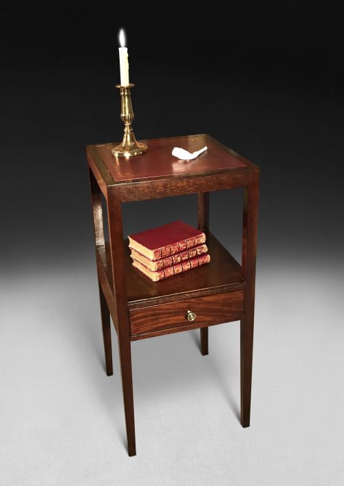 A George III Mahogany Two Tier Washstand
