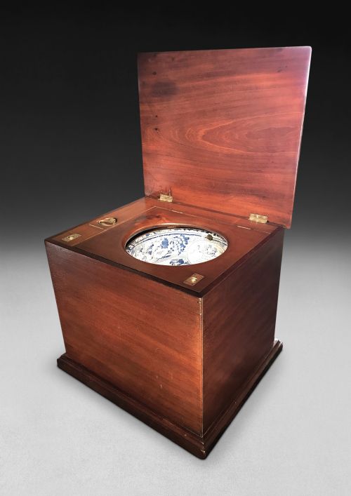 Regency Mahogany Cased Flushing Water Closet