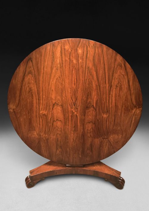 Regency Period Rosewood Circular Dining / Centre Table