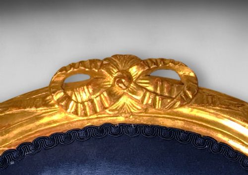 PAIR OF GEORGE III CARVED GILTWOOD SALON ARMCHAIRS - ADDITIONAL PHOTO 5