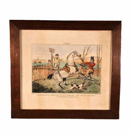 NICHOLAS PARSONS COLLECTION PAIR OF EQUESTRIAN HUNTING SCENE ENGRAVINGS BY HENRY THOMAS ALKEN - ADDITIONAL PHOTO 2