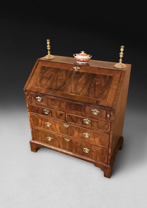 George I Walnut Bureau
