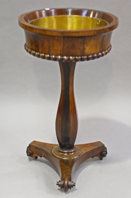 Regency Period Rosewood Planter Table