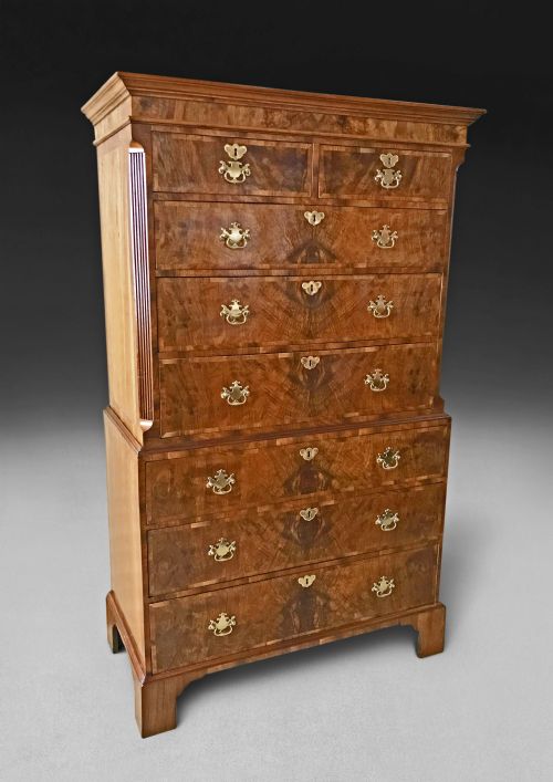 George II Period Walnut Tallboy