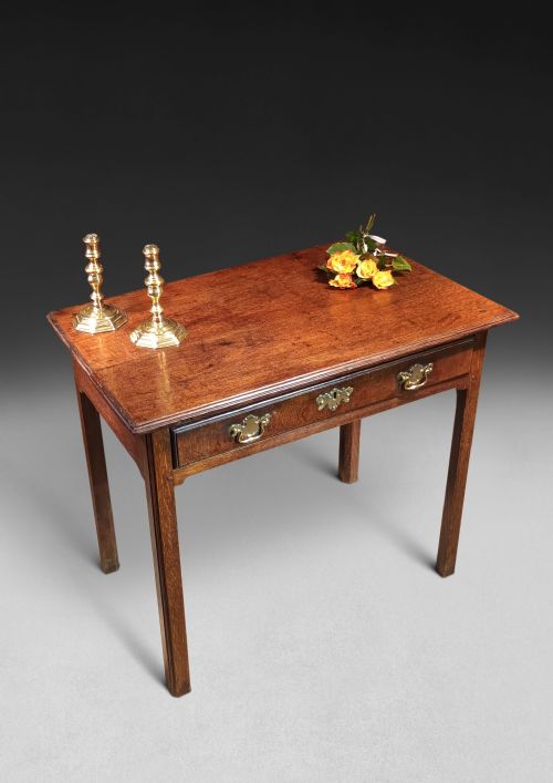 George III Oak Side Table