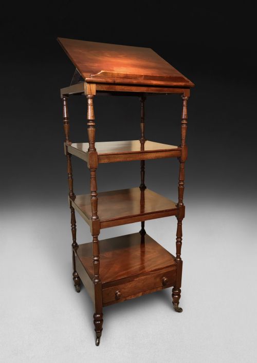 fig 1. George III Mahogany Four Tier Whatnot