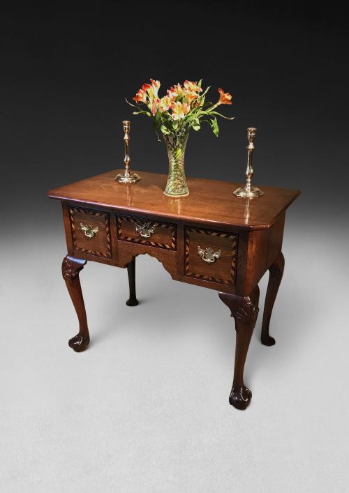 George II Oak Lowboy